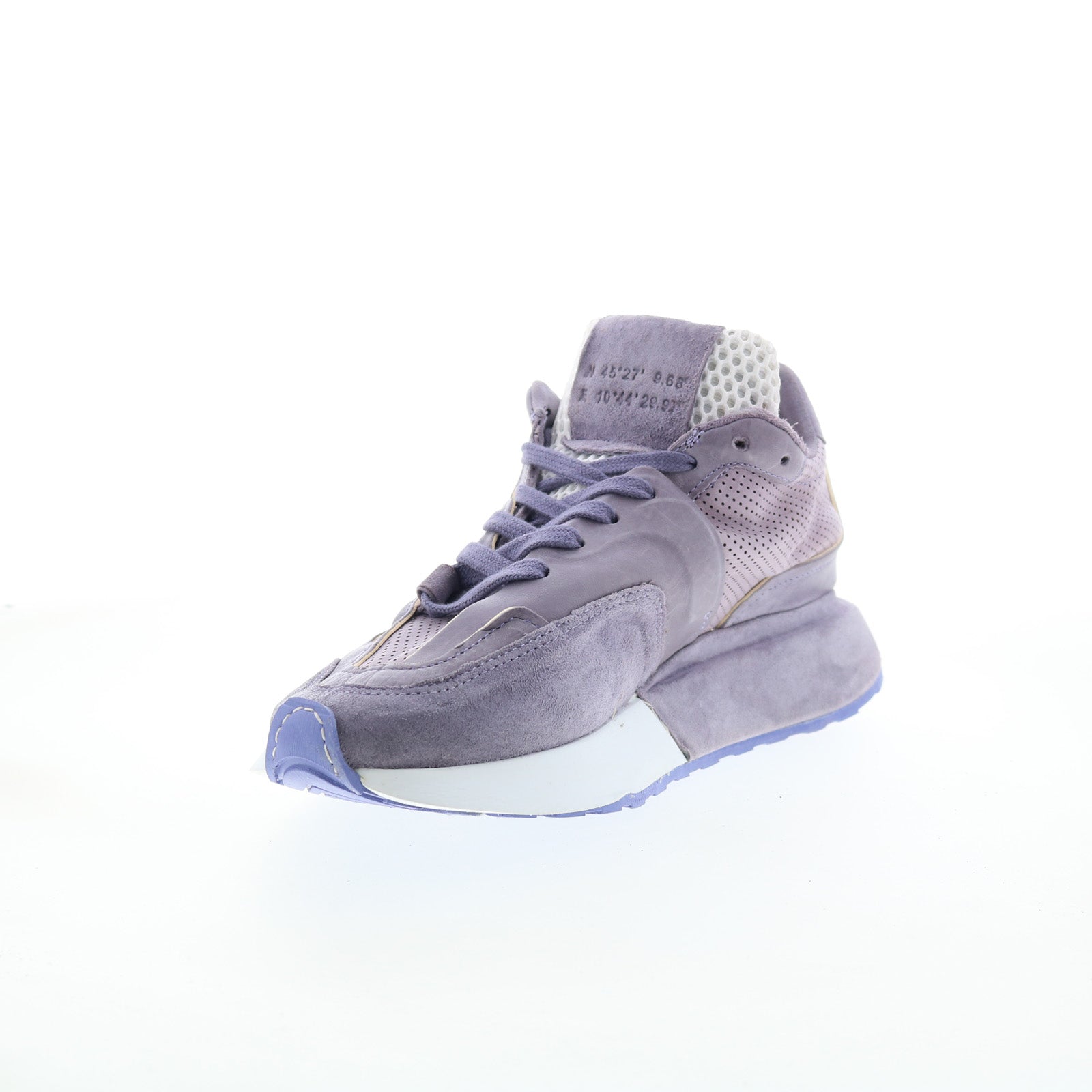 Evander Womens Purple Synthetic Lace Up Lifestyle Sneakers Shoes