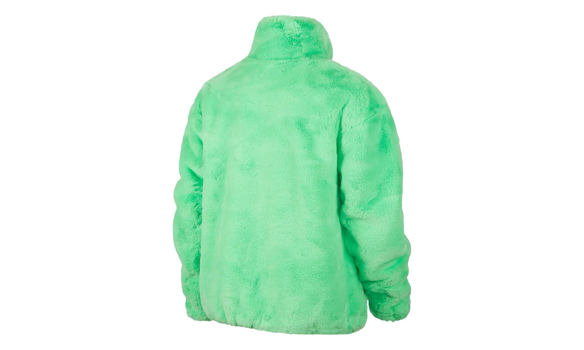 Sportswear Faux Fur Jacket WMNS "Green / Black" CU6558 328