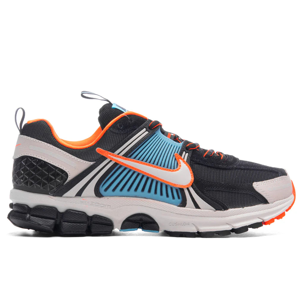 Womens Zoom Vomero 5 Premium Black Light Bone Blue Gaze Total Orange