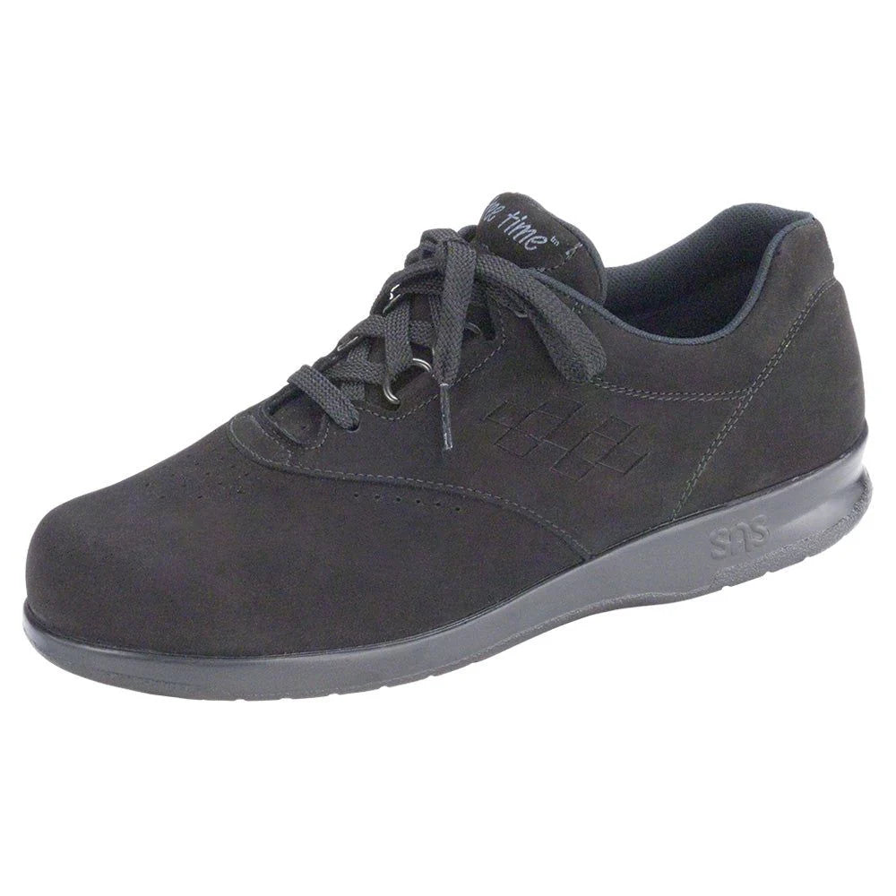 Women's Free Time Walking Shoe in Charcoal Nubuck