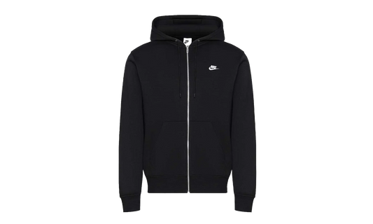 Club Full-Zip Fleece Hoodie "Black / White" FN3861 010