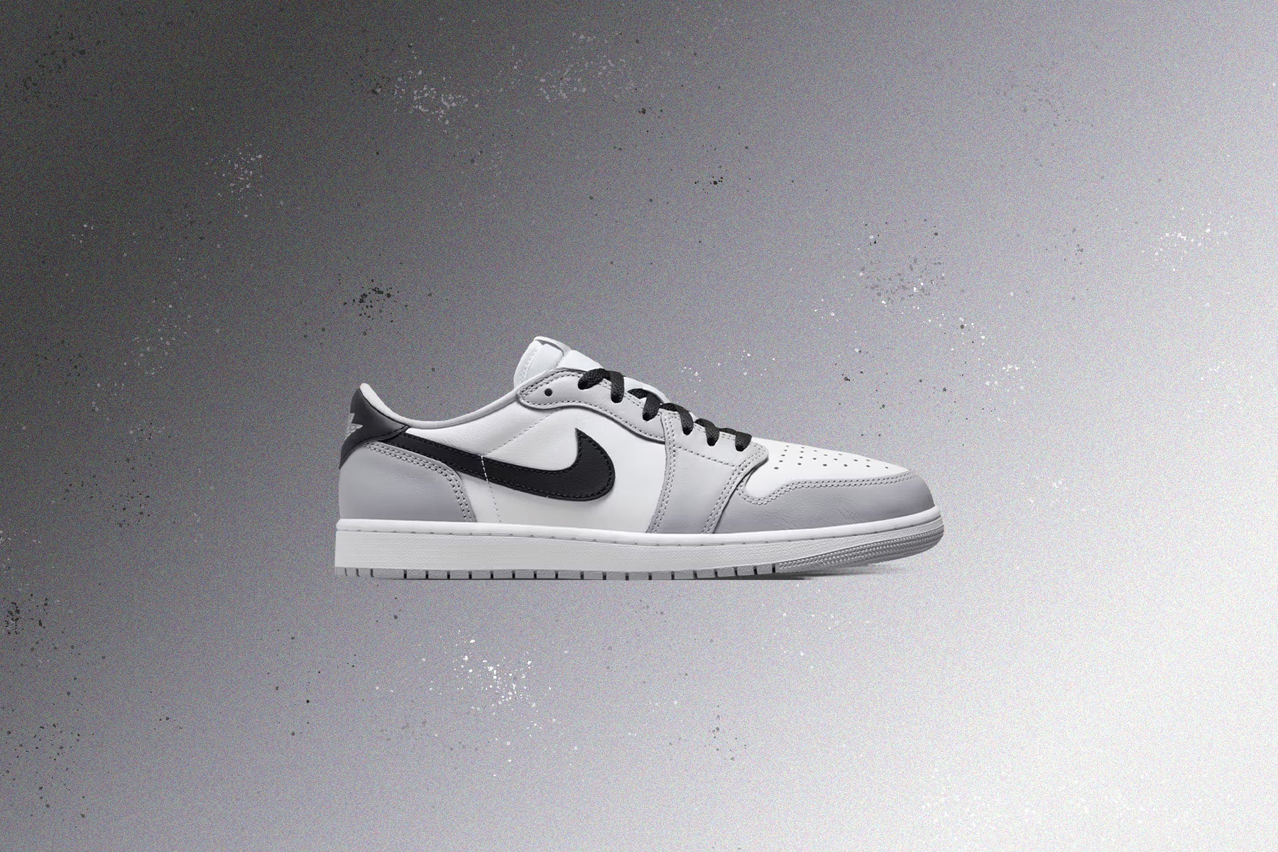 Air Jordan 1 Low OG Barons White Black Wolf Grey
