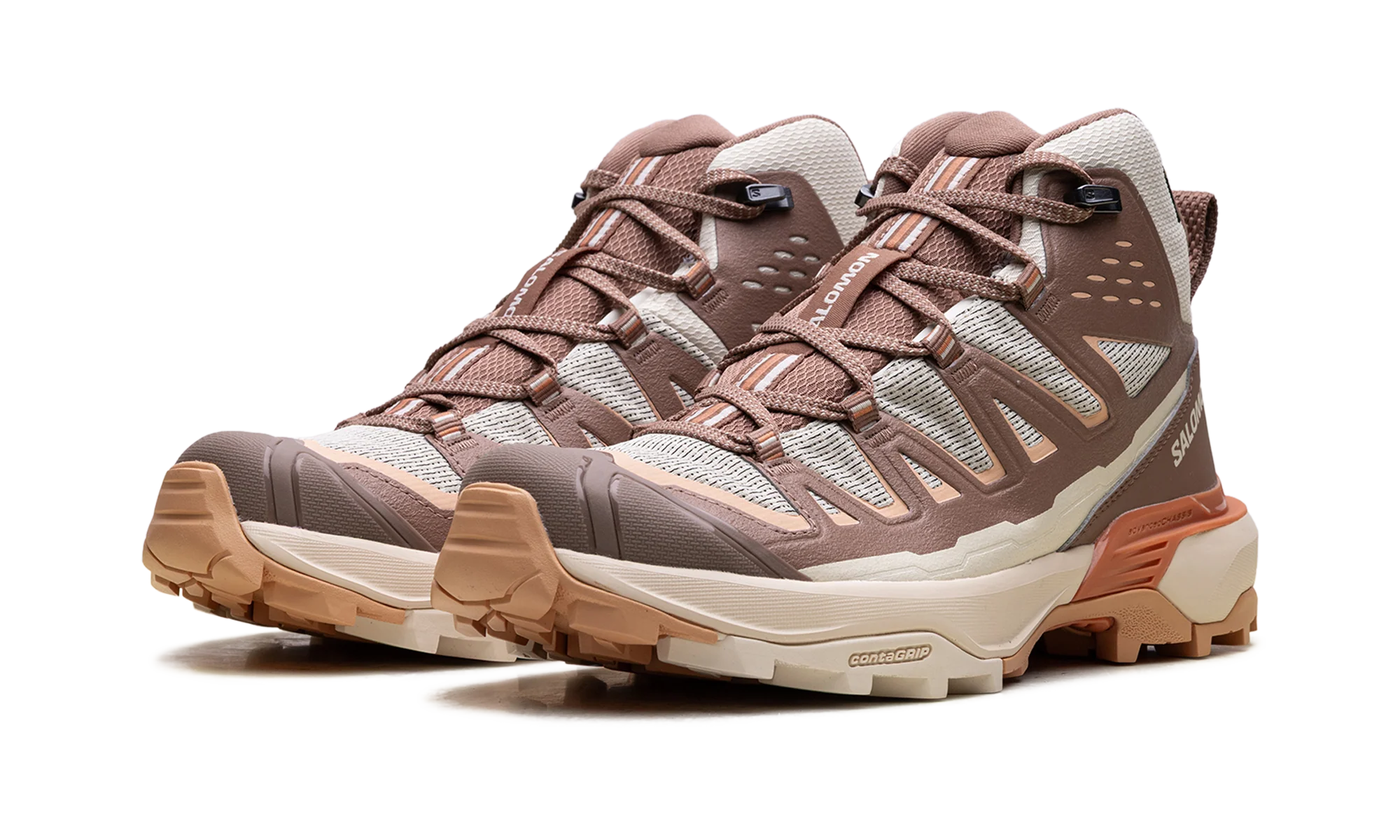 X Ultra 360 Edge Mid Gore-Tex WMNS "Shortbread / Raw Umber / Prairie Sunset" L4746270022