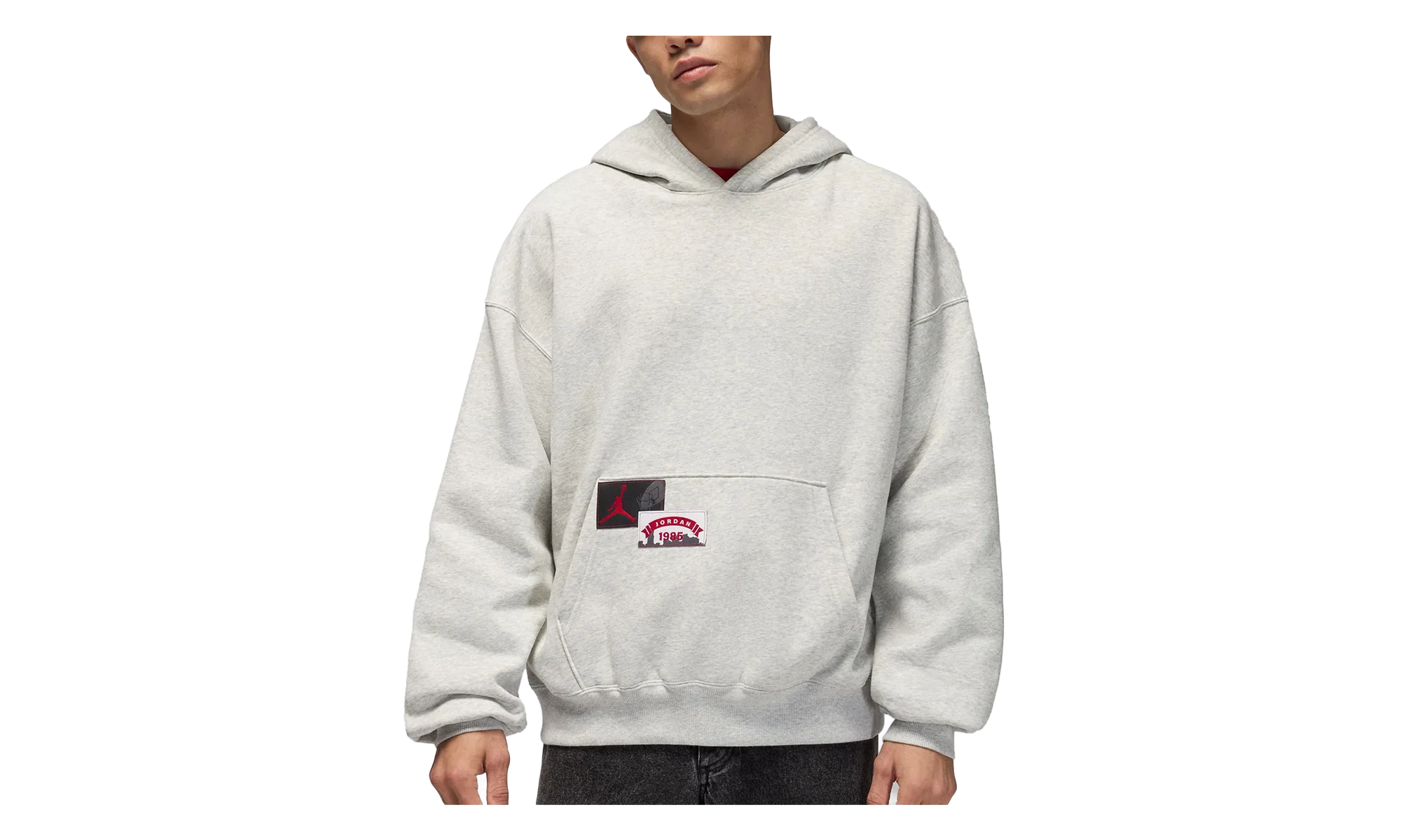 Jordan Brooklyn Oversize Pullover Hoodie "Grey Heather" IM7943 050