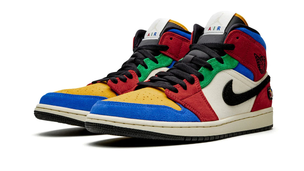 Air Jordan 1 Mid Blue The Great Fearless