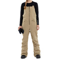 Volcom Womens Swift Bib Overall Dark Khaki