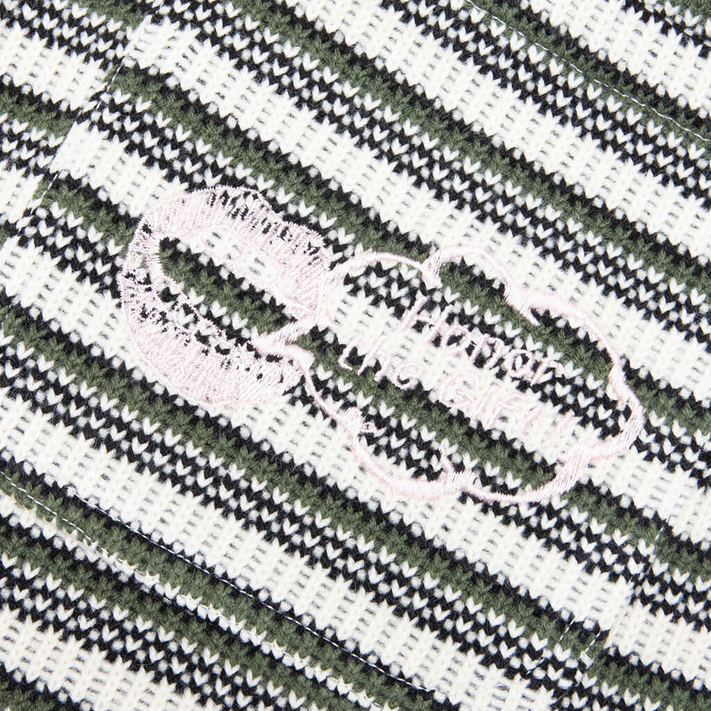 Speak Striped Short Olive