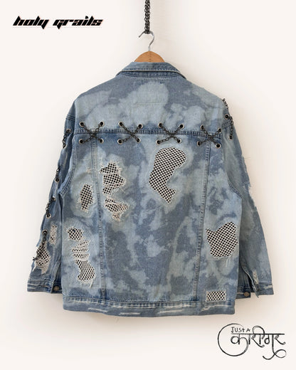 Sheep In Wolf Blue Denim Jacket HG x Just A Karigar