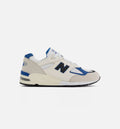 Made in USA 990v2 Mens Lifestyle Shoe White Blue
