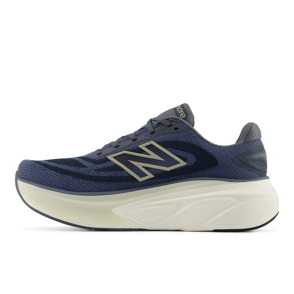 Men's Fresh Foam X More v6 in Graphite with Vintage Indigo and Shipyard