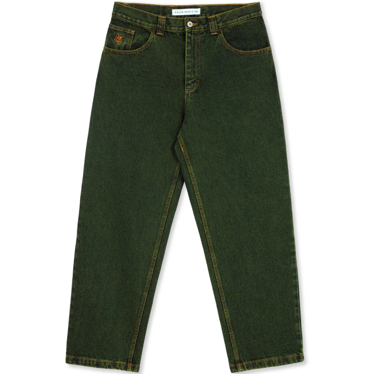 Polar 93 Pants Chartreuse Blue