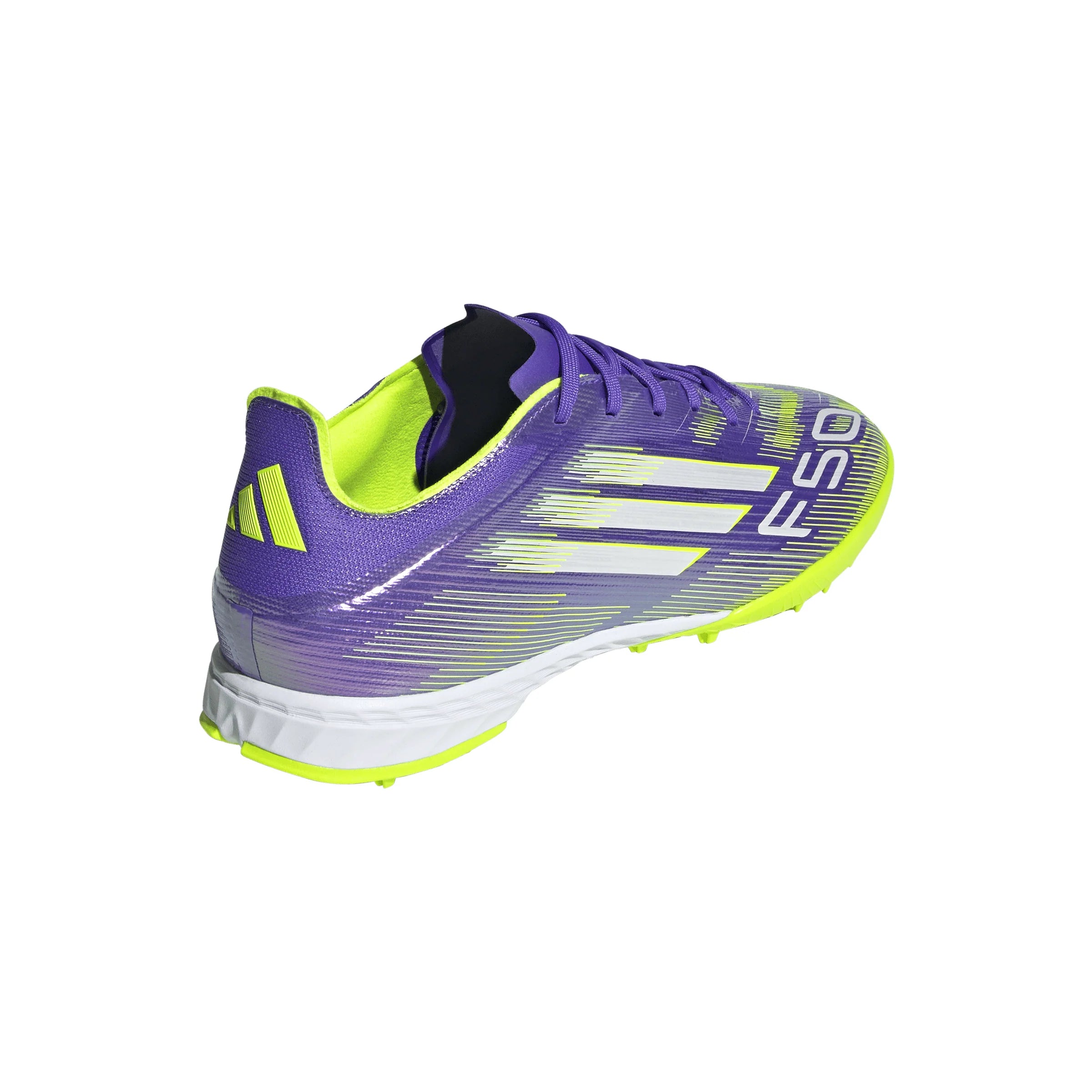 adidas F50 Pro Turf Soccer Cleats Purple White Lemon