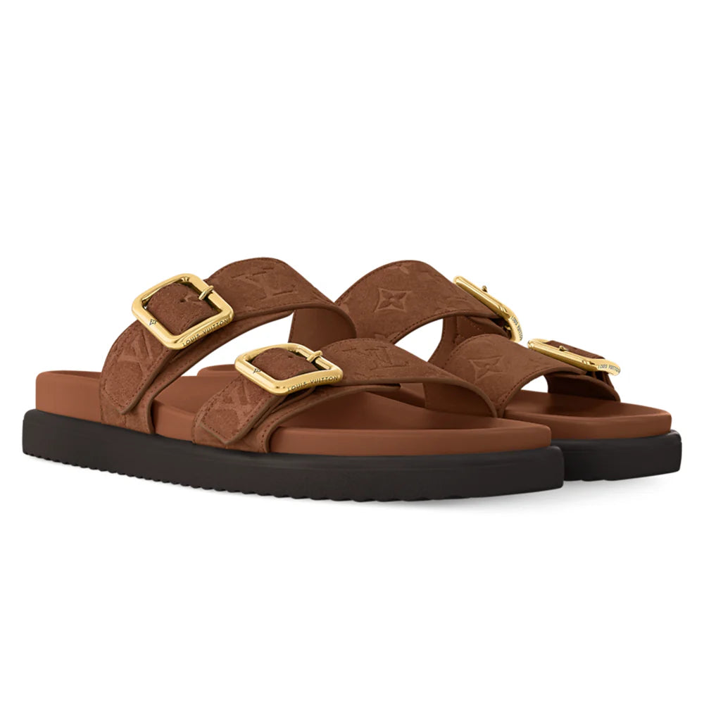 LV Venice Mule Cognac Brown