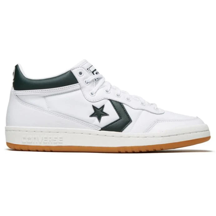 Cons Fastbreak Pro Mid White Deep Emerald Gum