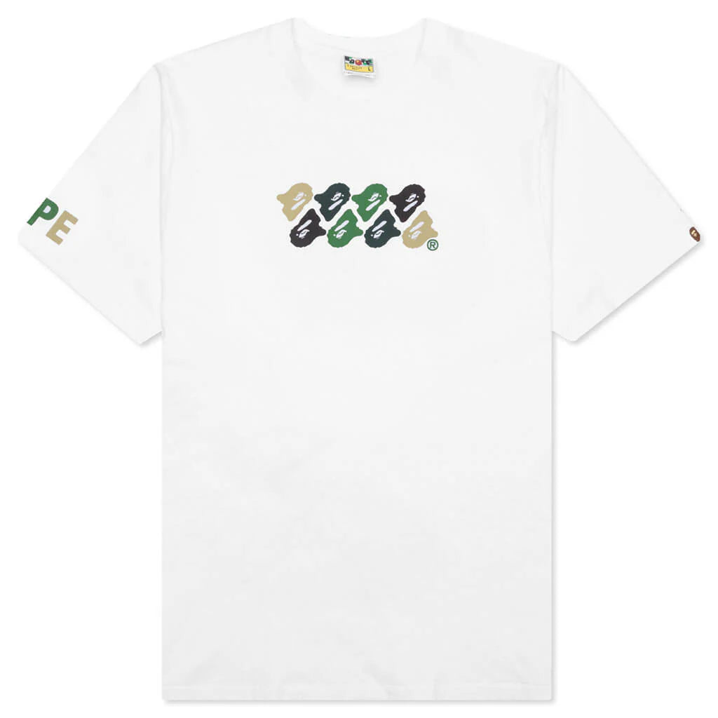 Abc Camo Tee White Green