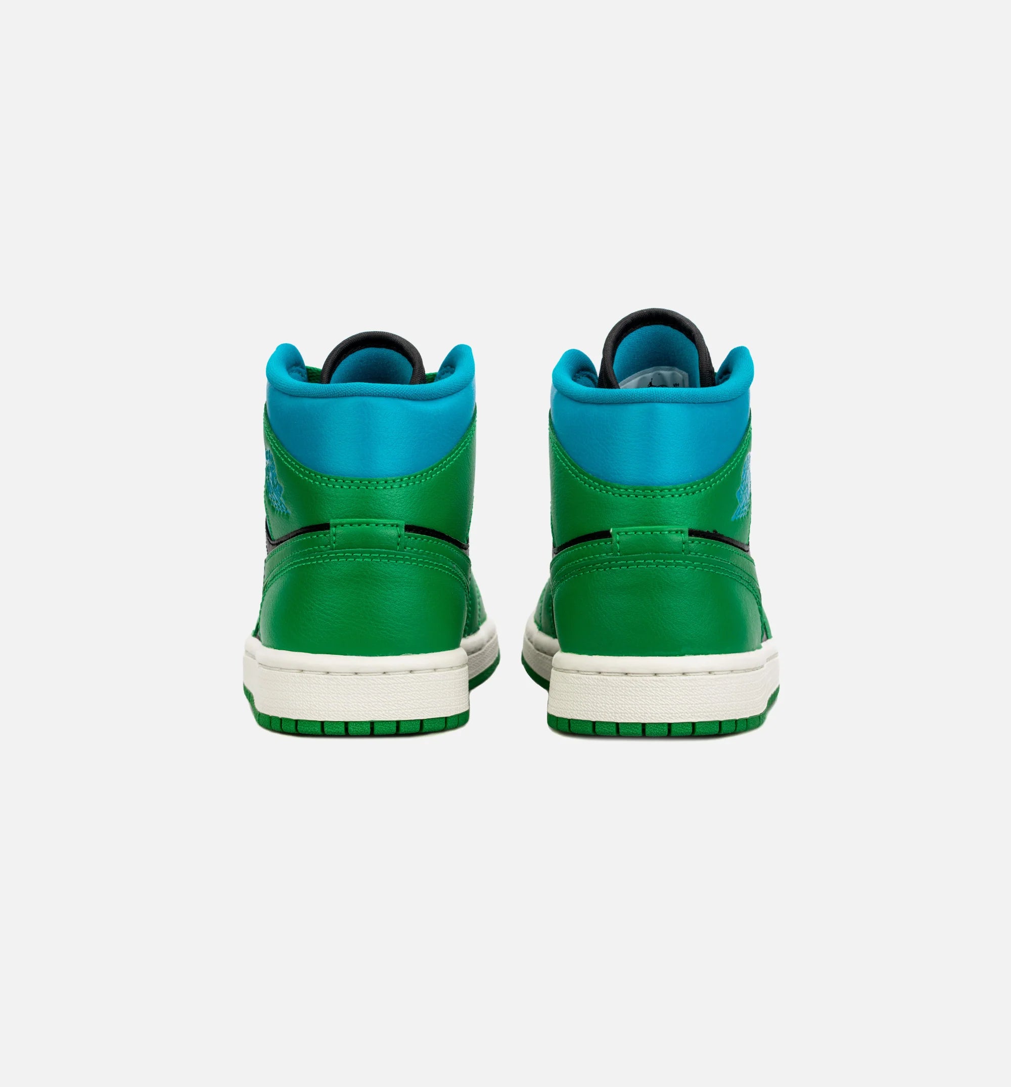 Air Jordan 1 Retro Mid Womens Lifestyle Shoe Green Blue