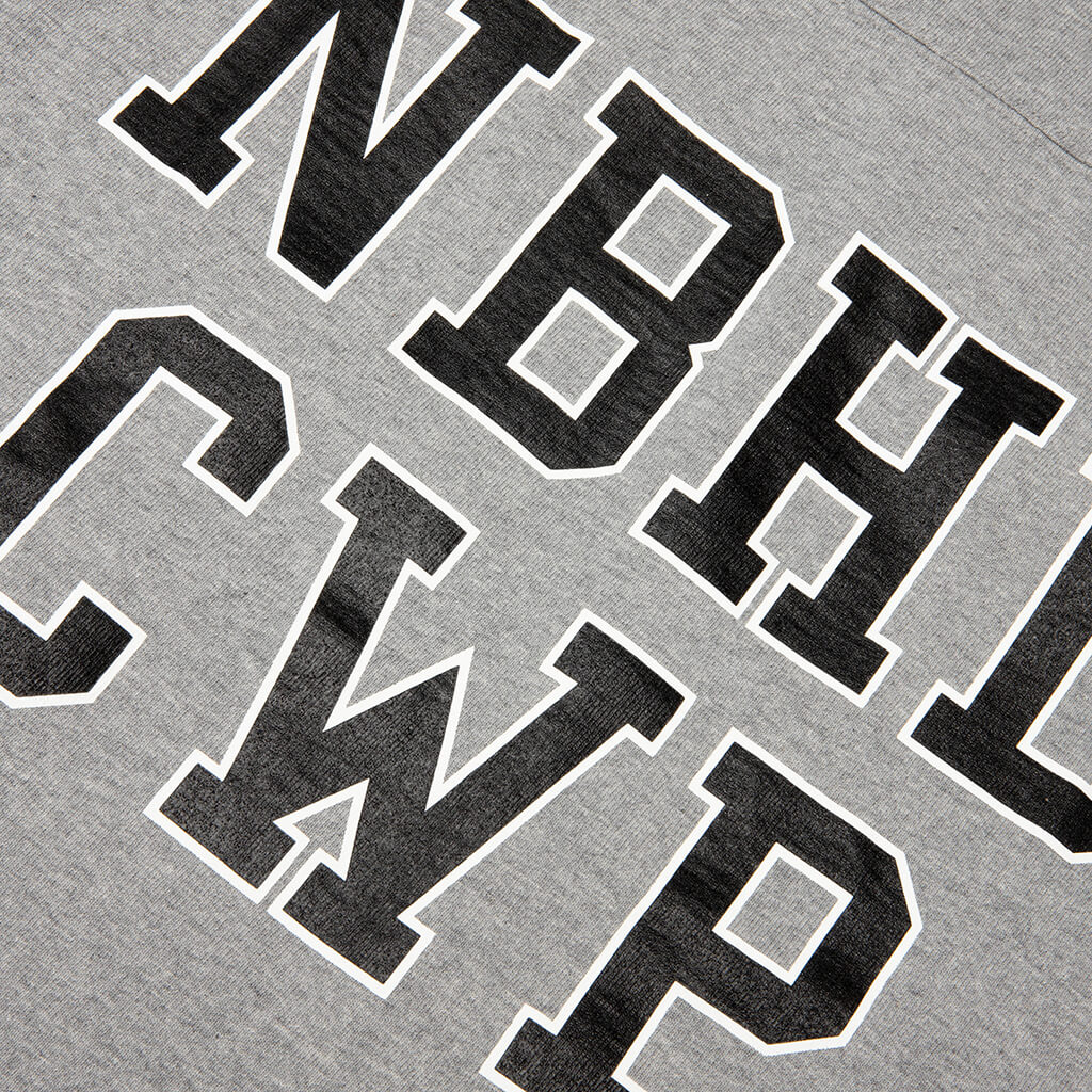 L S Football Shirt Grey