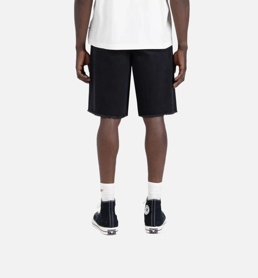 Frayed Edge 11 Denim Mens Short Black