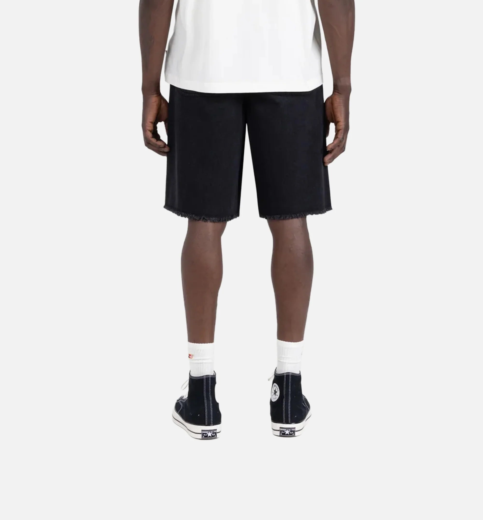 Frayed Edge 11 Denim Mens Short Black