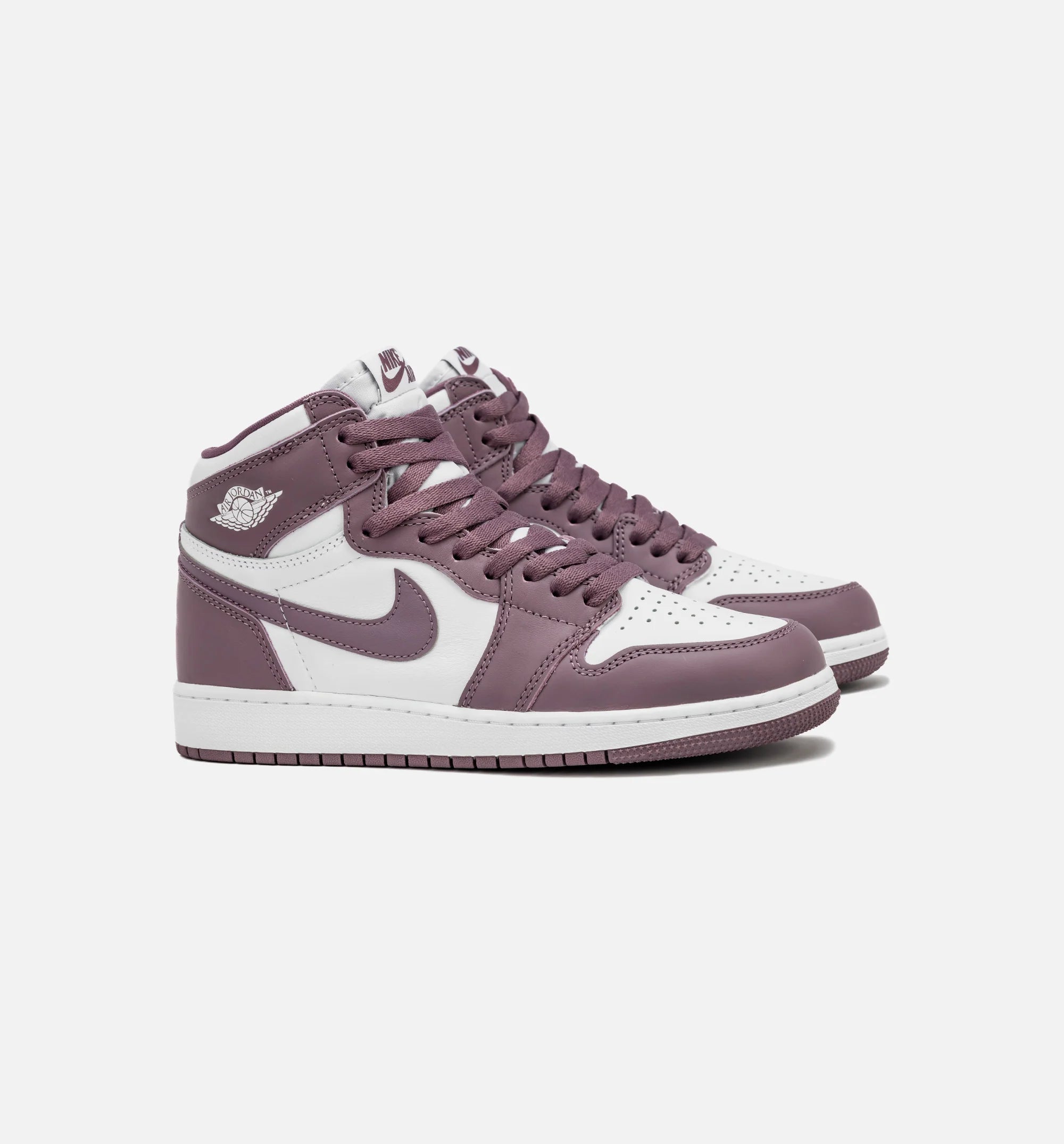 Air Jordan 1 Retro High OG Sky J Mauve Grade School Lifestyle Shoe White Sky J Mauve Free Shipping