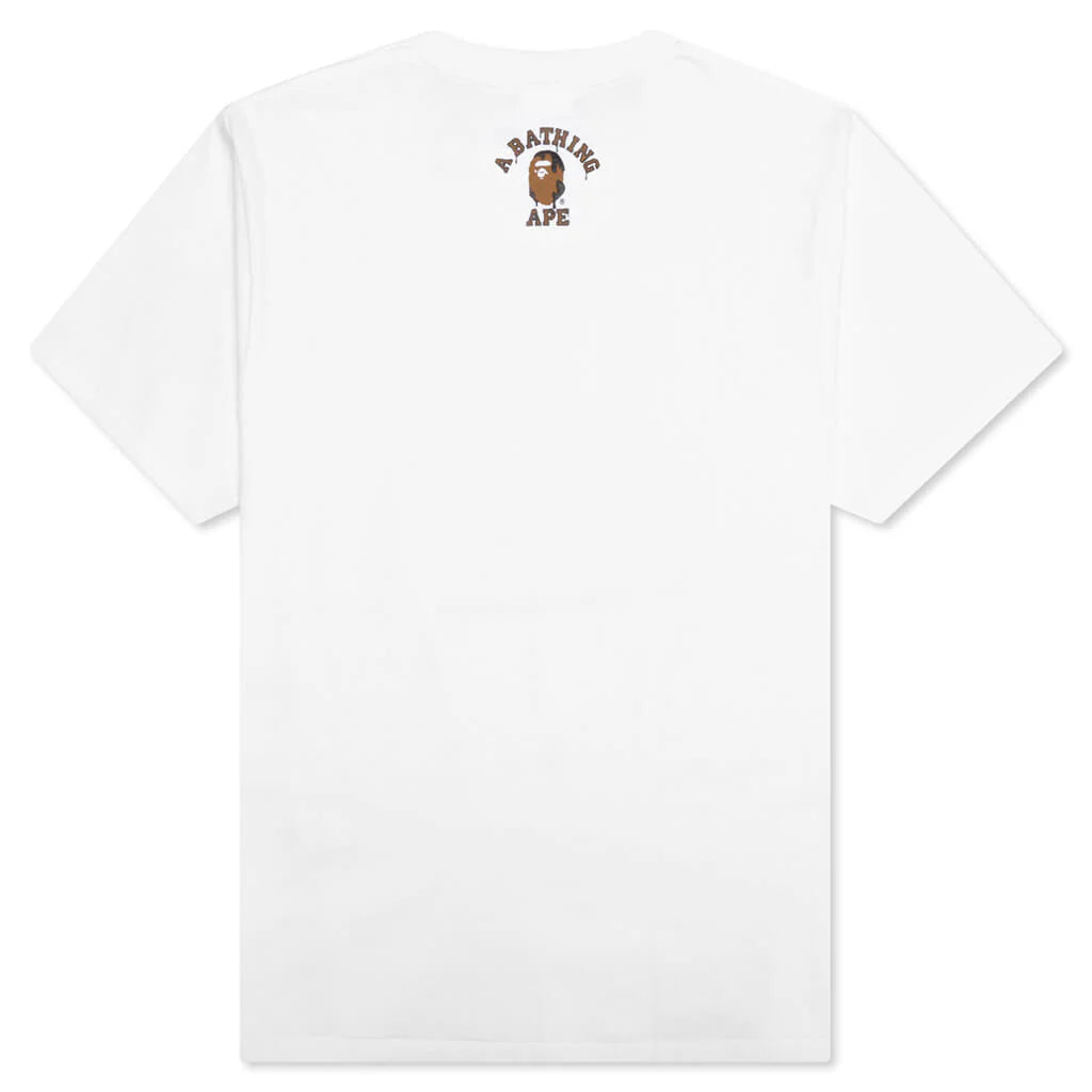 Valentine Chocolate Ape Head Tee White