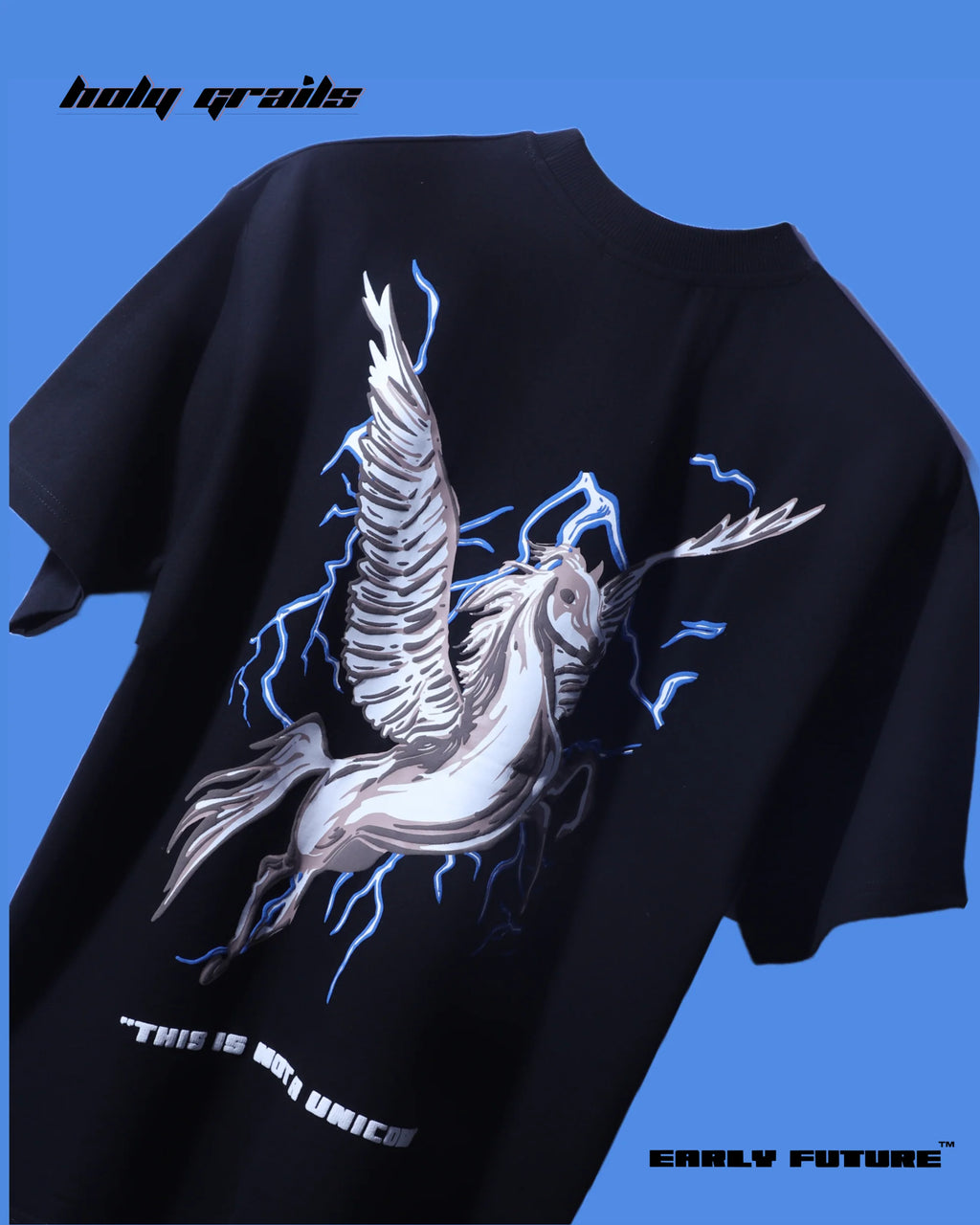 Not A Unicorn Black T Shirt HG x Early Future