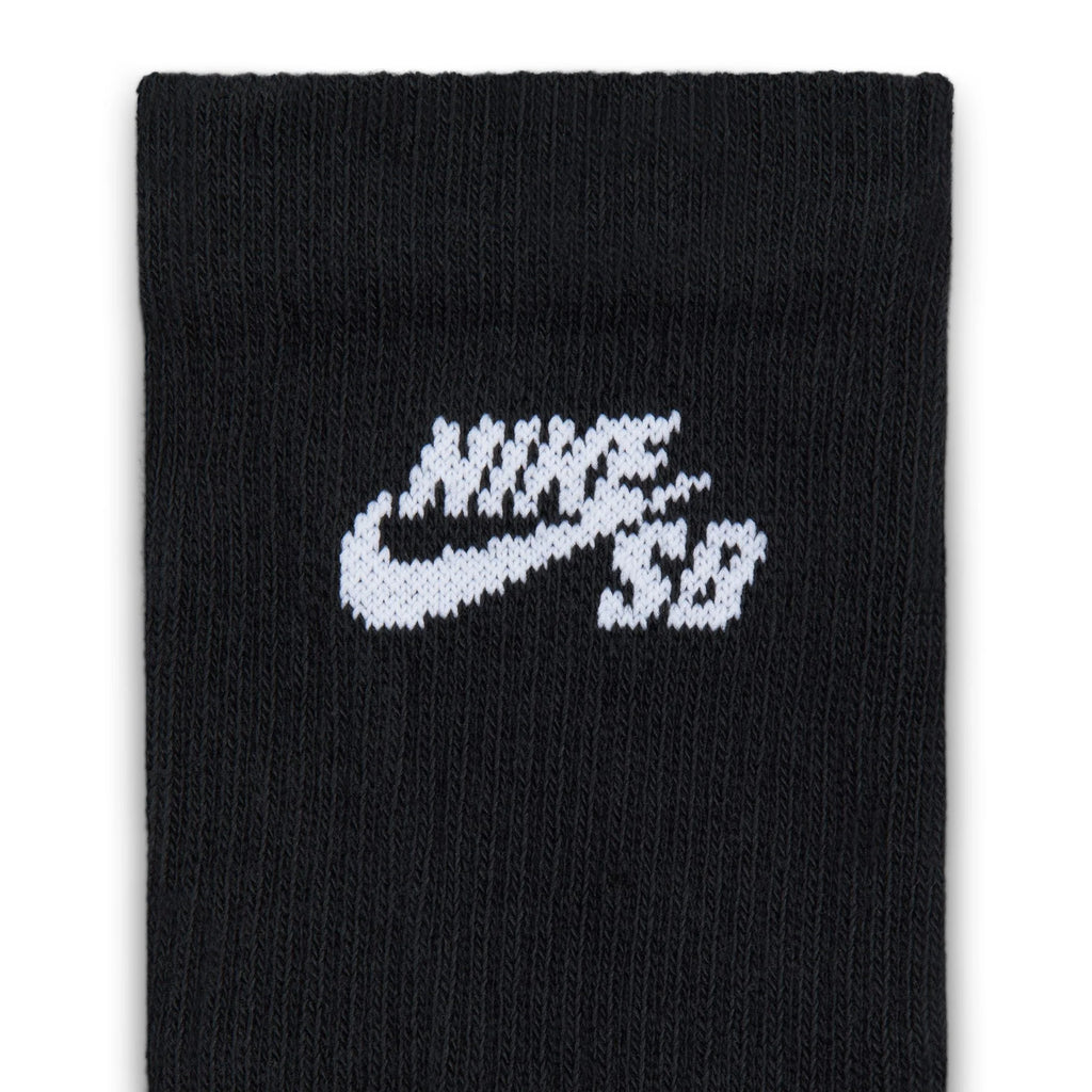 Nike SB Everyday Elevated Black Skate Socks 3 Pairs