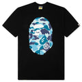 ABC Camo Big Ape Head Tee Black Blue