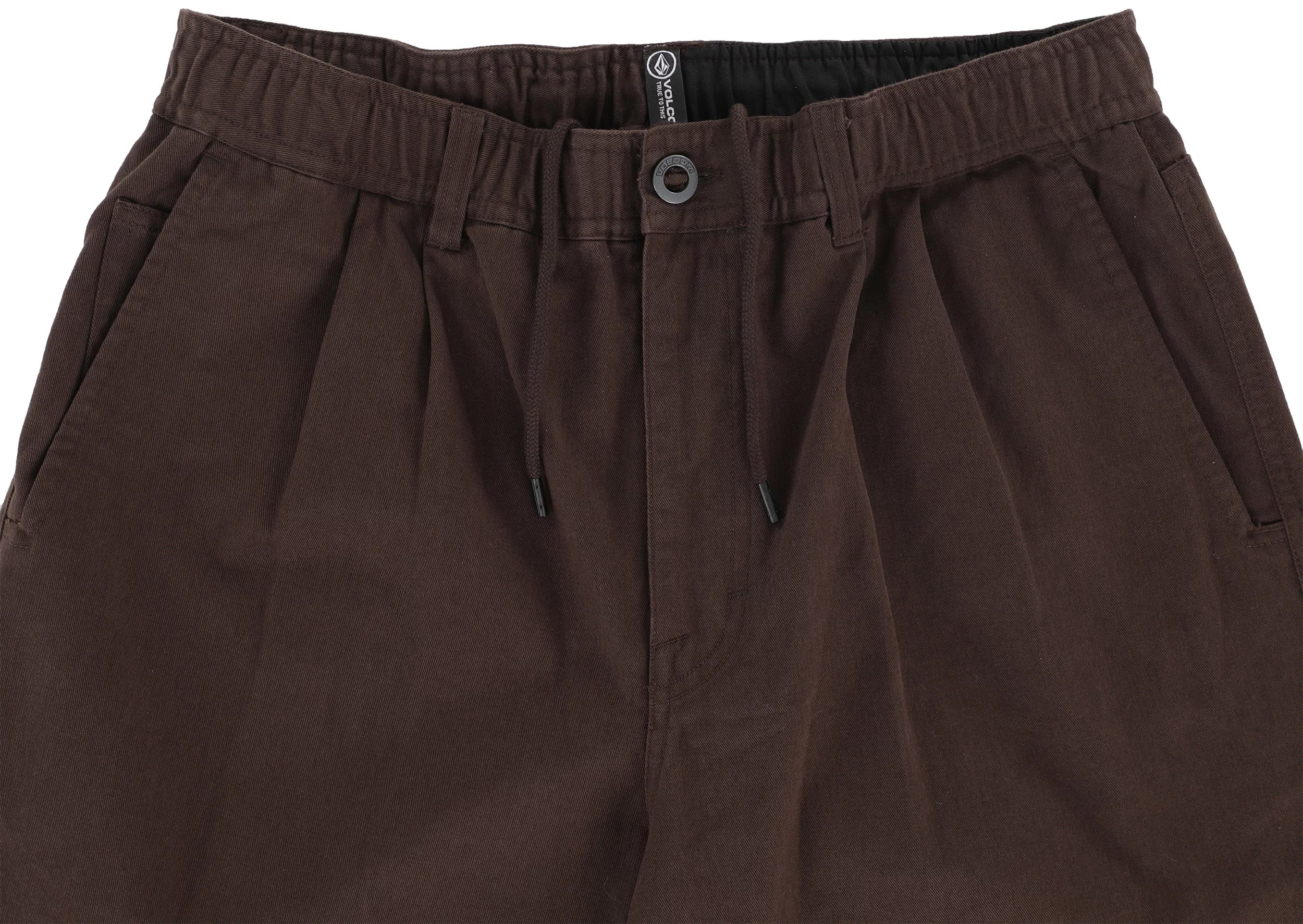 Volcom Chillow Pleated EW Pants Cacao