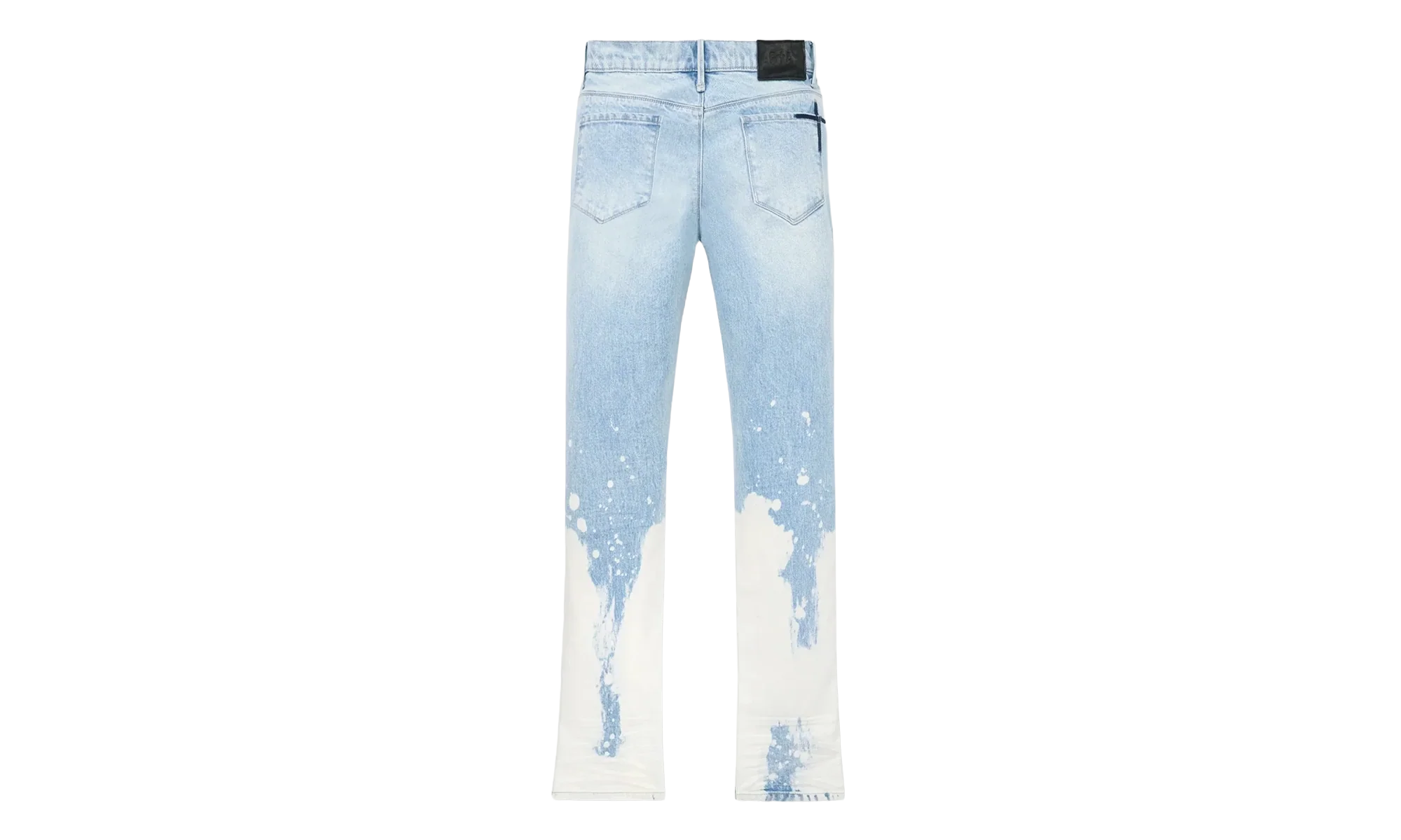 Denis Light Wash Splatter Jeans "Light Blue" MU24D678 B1104WTPSP