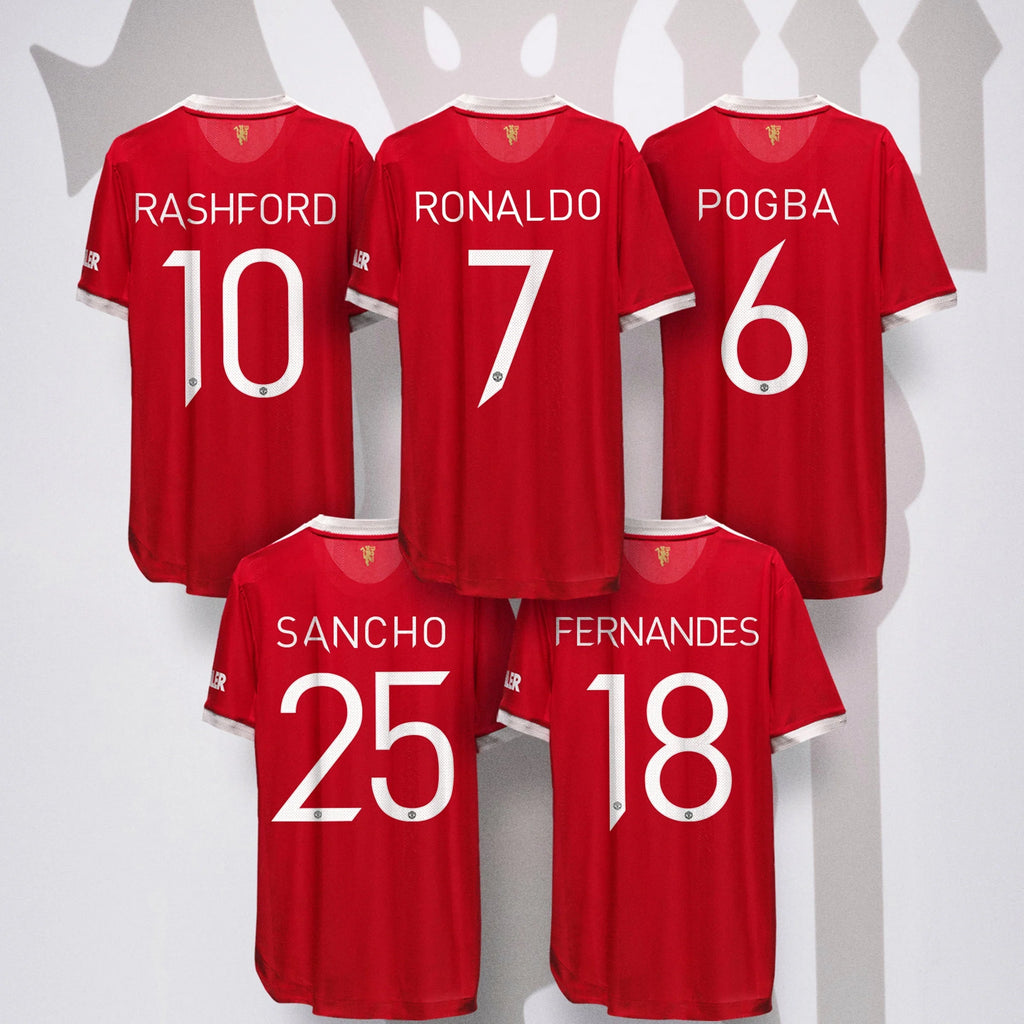 adidas Mens Manchester United Home Authentic Jersey 21
