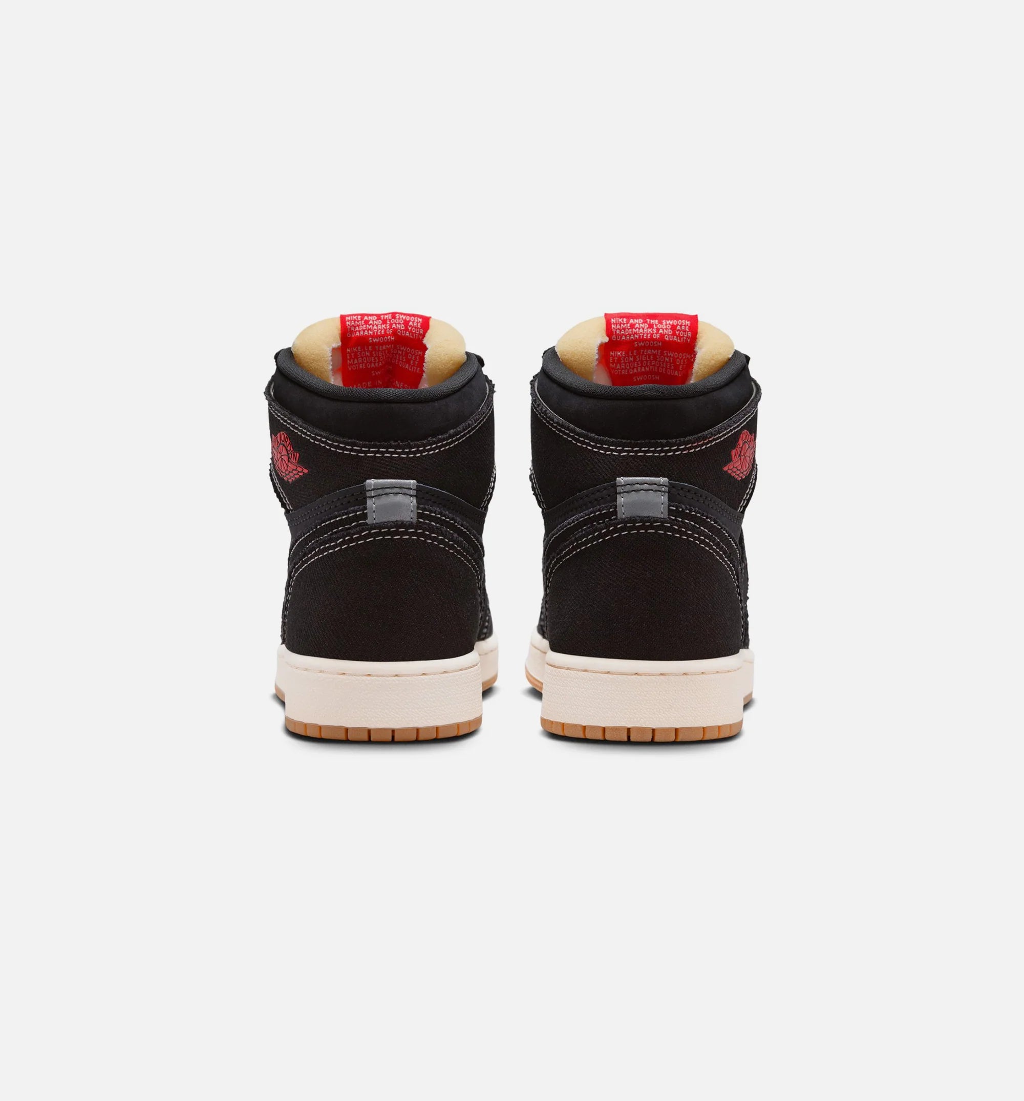 Air Jordan 1 Retro High OG Flight Club Grade School Lifestyle Shoe Black Sail Gum Medium Brown University Red