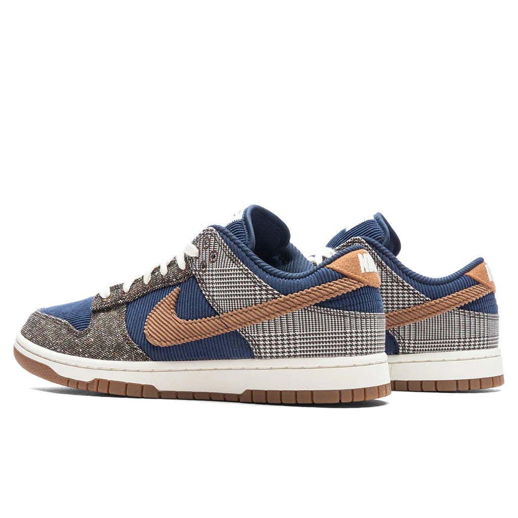 Dunk Low Retro Premium Tweed Corduroy Midnight Navy Ale Brown Pale Ivory