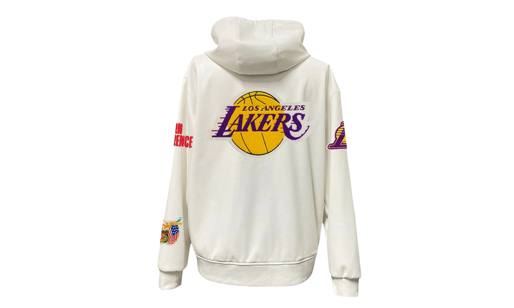 Zip-Up Jacket "Los Angeles Lakers" NBA 147WHT LAK