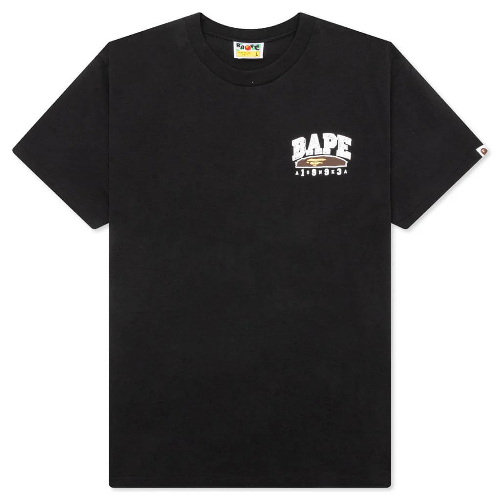 Hand Draw Bape Relaxed Fit Tee Black