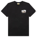 Hand Draw Bape Relaxed Fit Tee Black