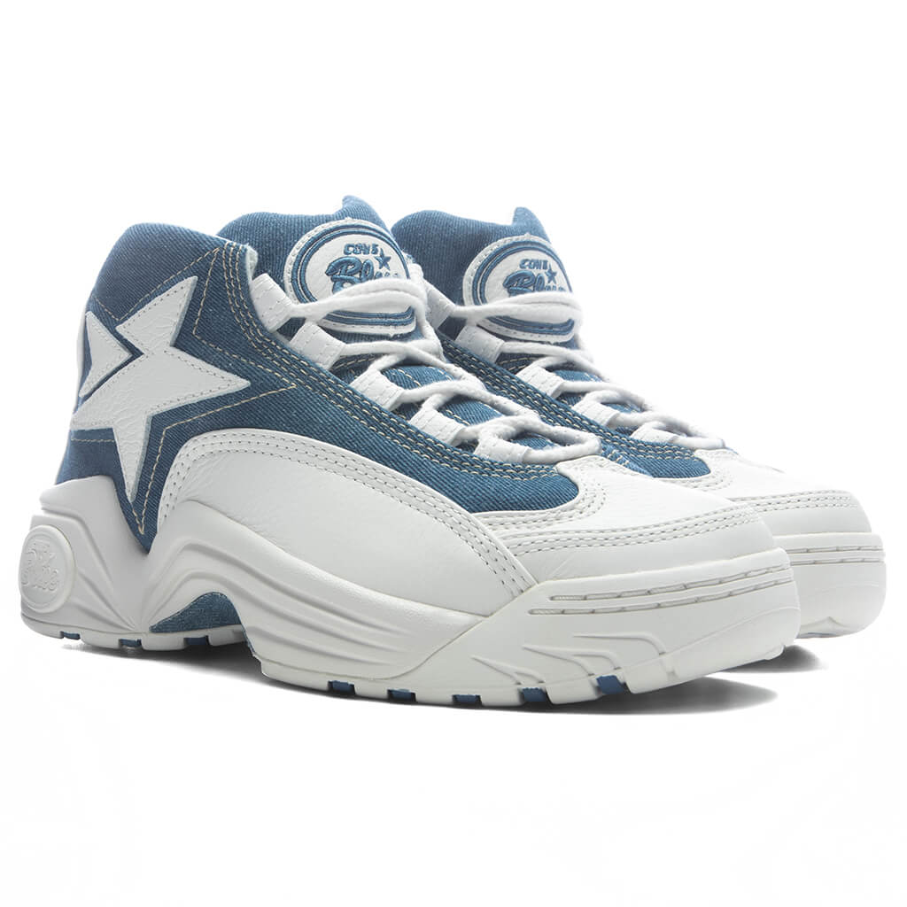 Cons Mid Kentucky Denim Federal Blue Vintage White