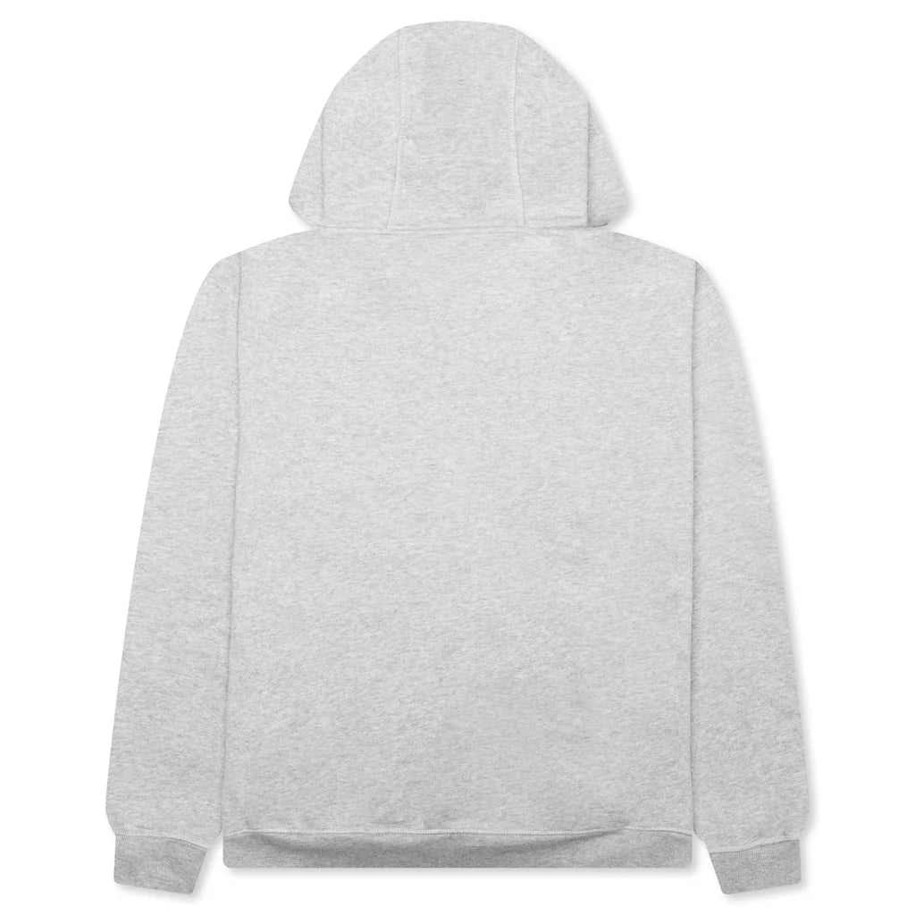 1976 Logo Zip Hooded Sweatshirt Heather Grey