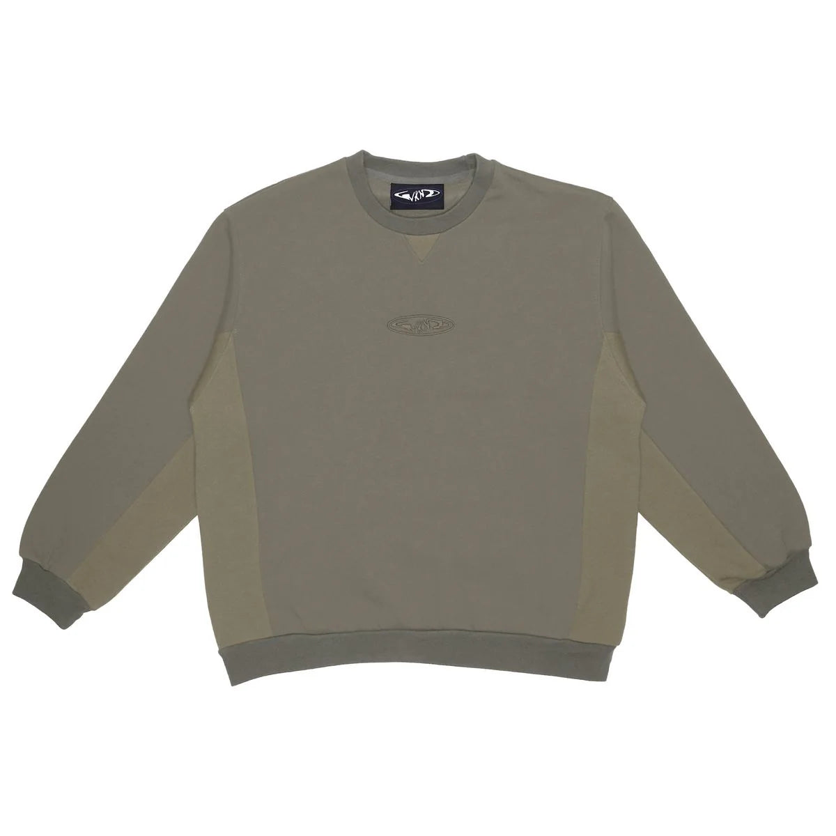 WKND Skateboards Two Tone Crewnecks Khaki