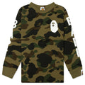 Kids 1st Camo L S Tee Green