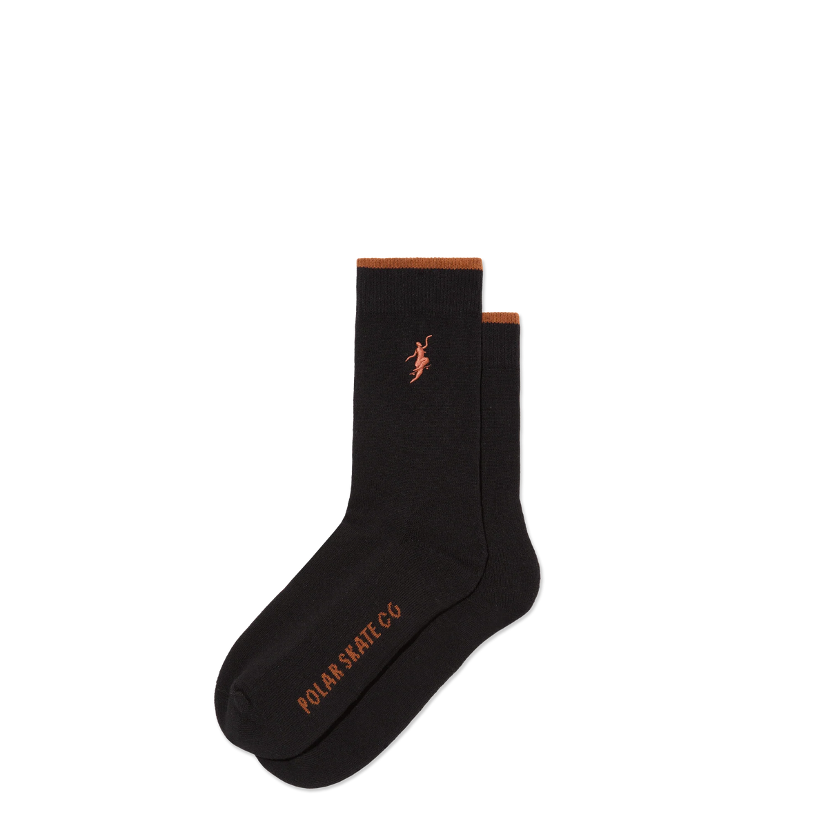Polar No Complies Forever Business Socks Black Caramel