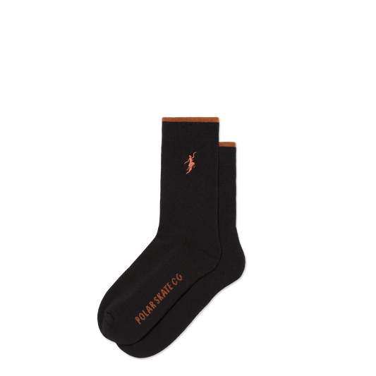 Polar No Complies Forever Business Socks Black Caramel