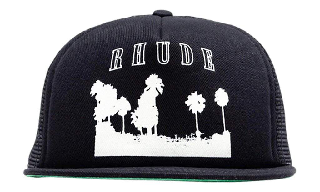 Thousand Palms Trucker Hat "Black / White" FW25HA010123028