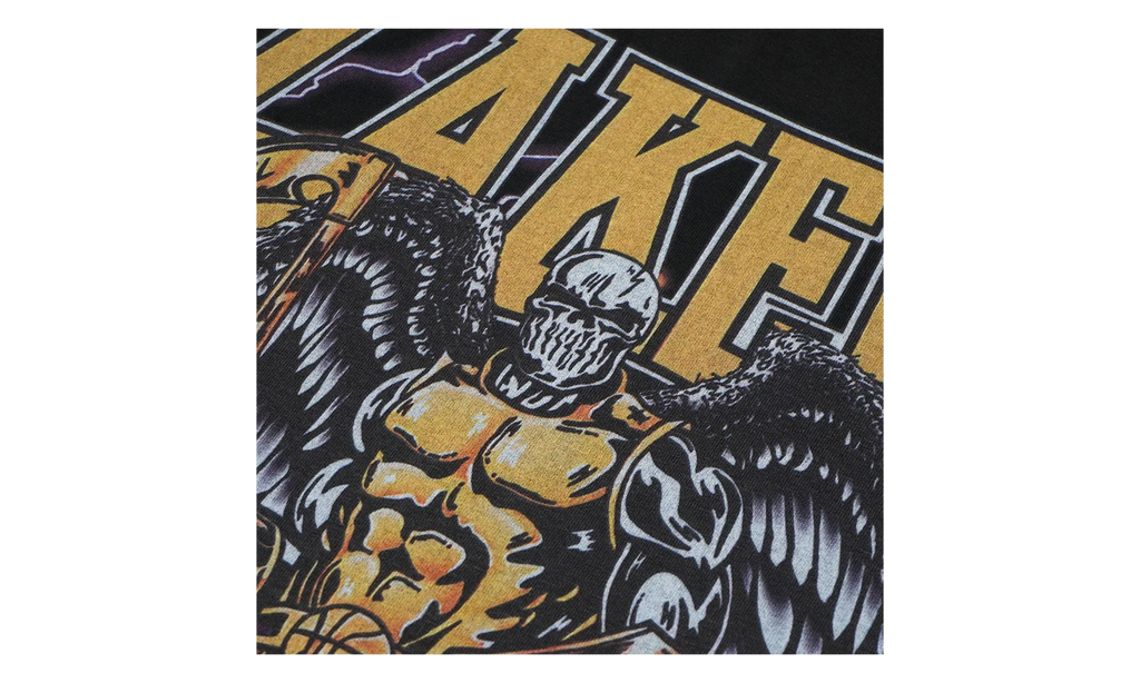 Angel of The City Lakers Short Sleeve Tee "Black" 201NBABLK815M