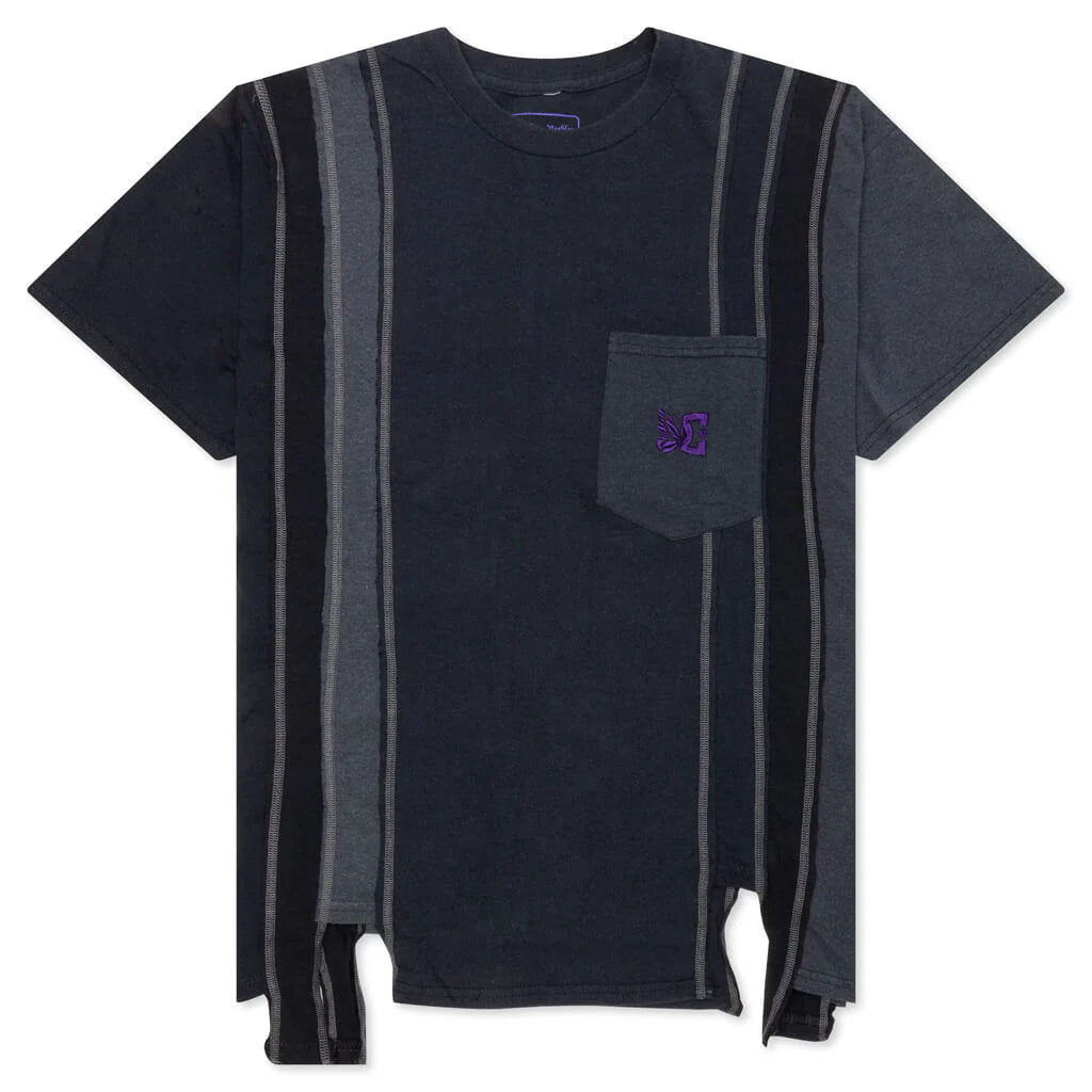 Needles x DC Shoes 7 Cuts S S Tee Black