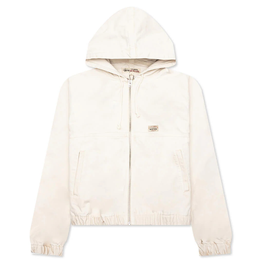 Work Jacket Unlined Canvas Vintage Natural