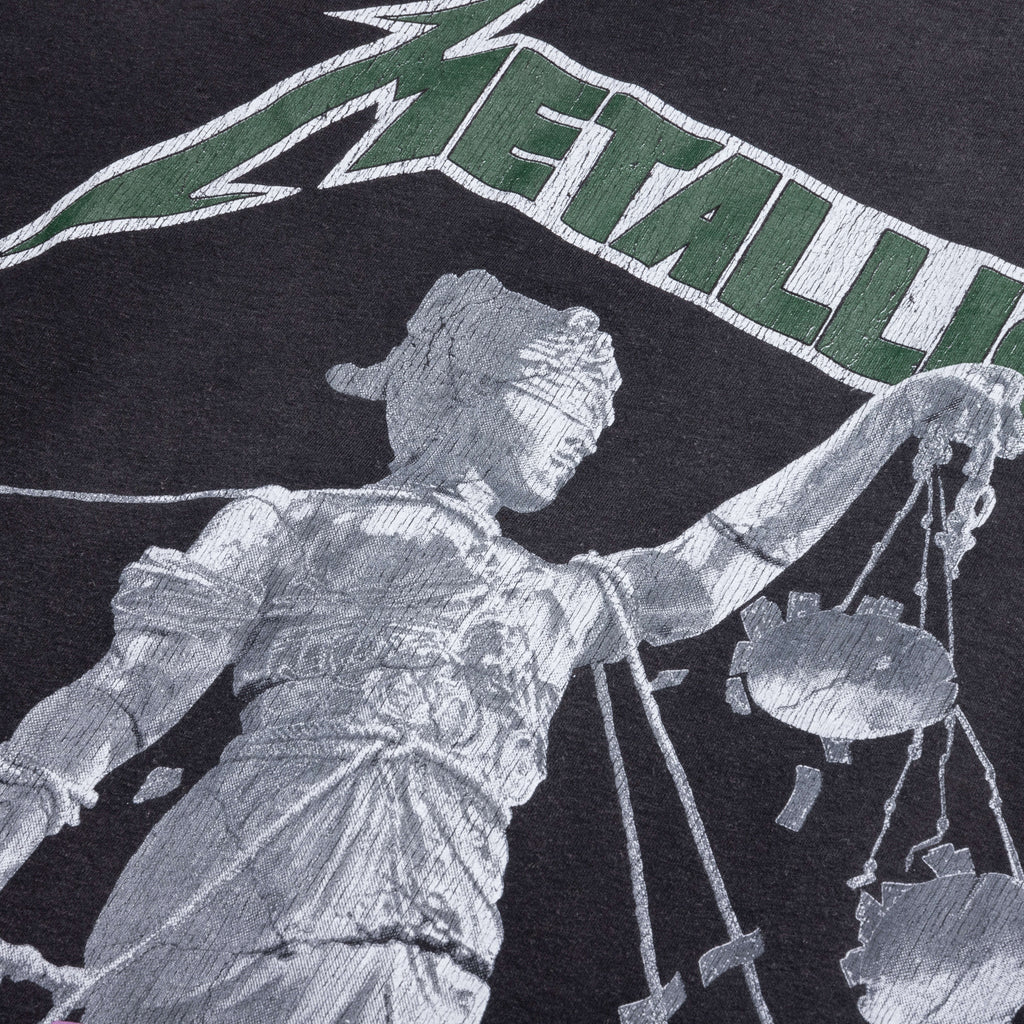 Metallica Justice S S T Shirt Stained Black