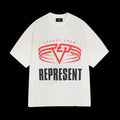 Represent Living Legacy Reversible T Shirt Flat White