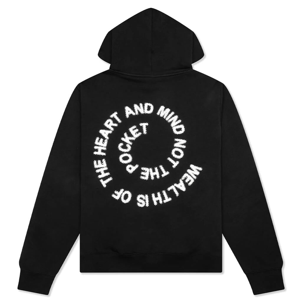 Script Hoodie Black