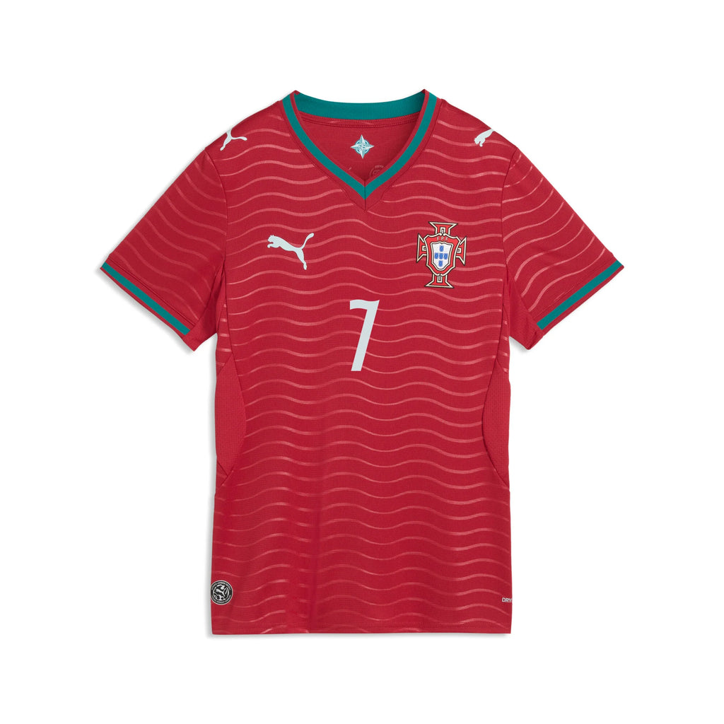 PUMA Portugal Home Cristiano Ronaldo CR7 Womens Soccer Jersey 2026 Red Green
